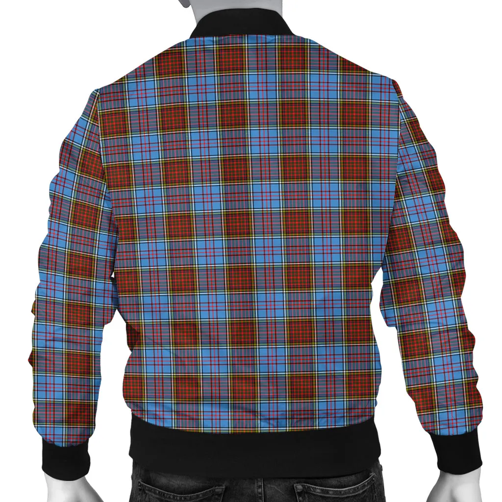 Anderson Modern Tartan Bomber Jacket with Family Crest