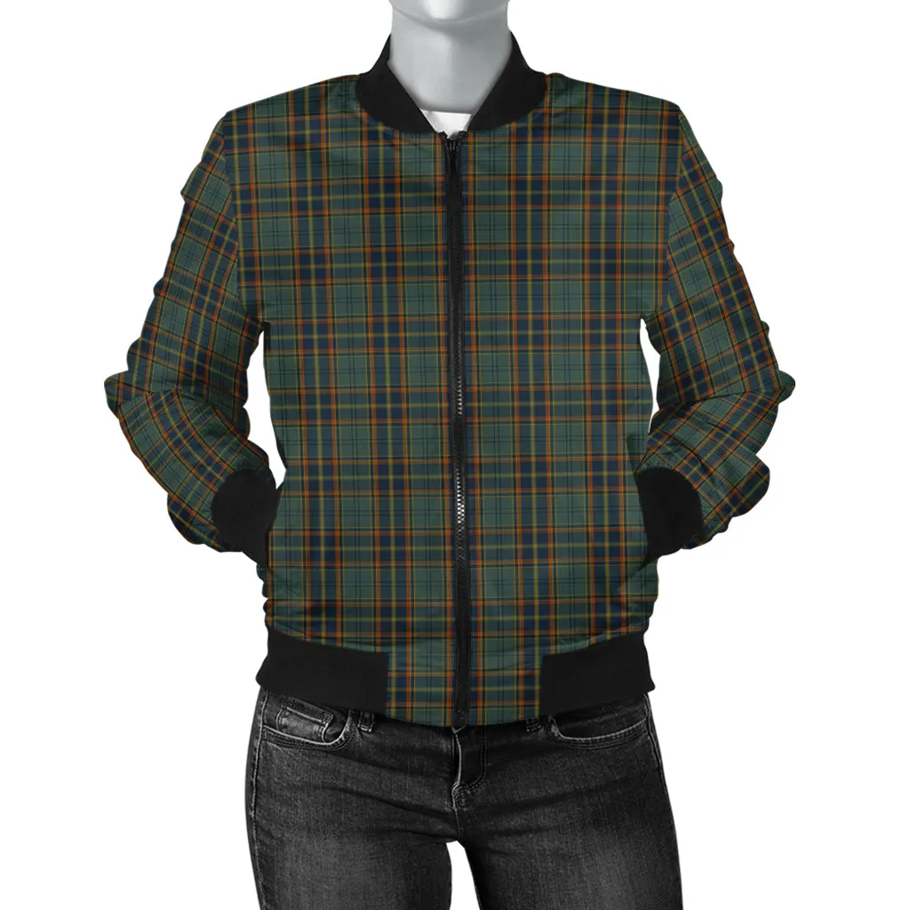 Antrim County Ireland Tartan Bomber Jacket