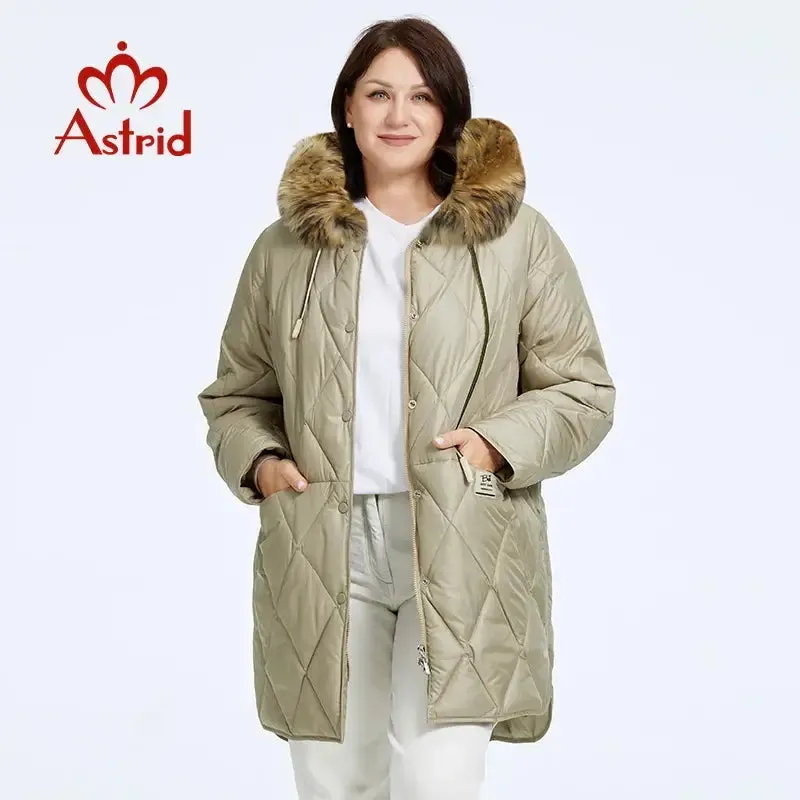 Astrid Women's Winter Jacket 2023 Plus Size Women Parka Long Down