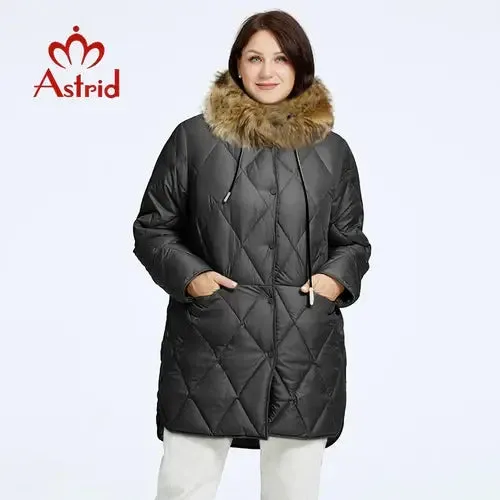 Astrid Women's Winter Jacket 2023 Plus Size Women Parka Long Down