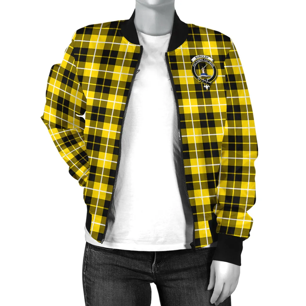 Barclay Dress Modern Tartan Bomber Jacket with Family Crest