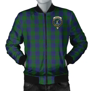 Barclay Tartan Bomber Jacket with Family Crest