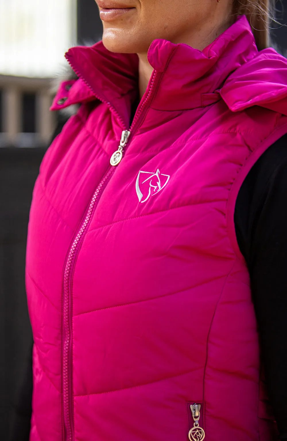 BARE Winter Series - Ellie Vest - Hot Pink