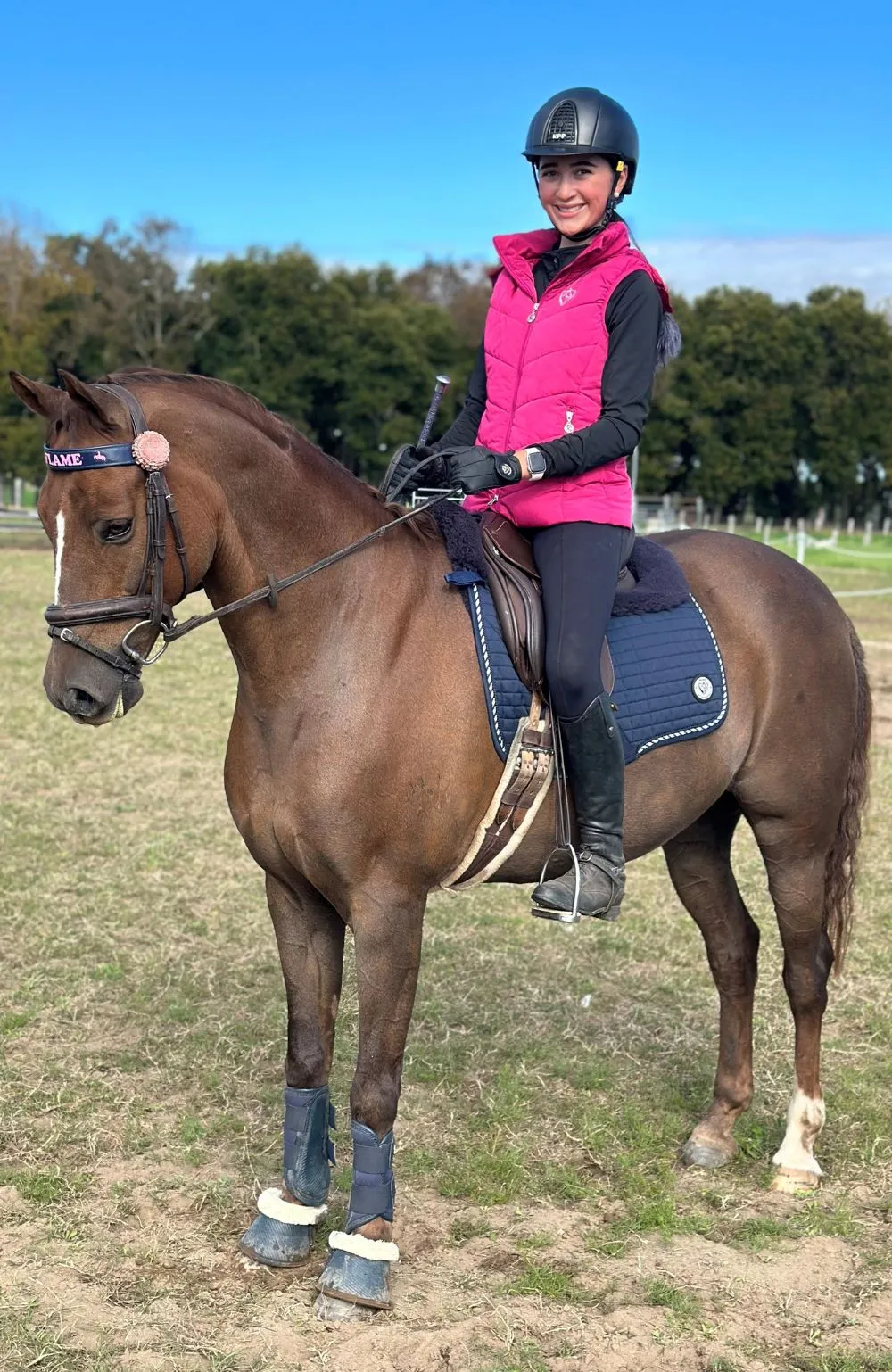 BARE Winter Series - Ellie Vest - Hot Pink