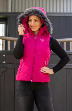 BARE Winter Series - Ellie Vest - Hot Pink