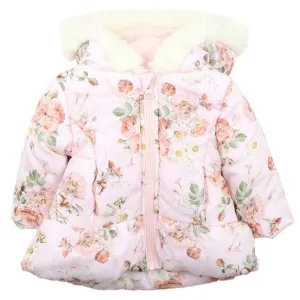 Bebe Hooded Coat - Dotti Print