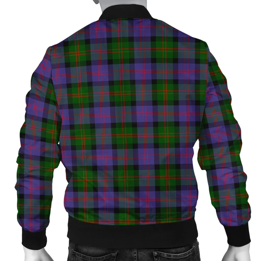 Blair Modern Tartan Bomber Jacket with Family Crest