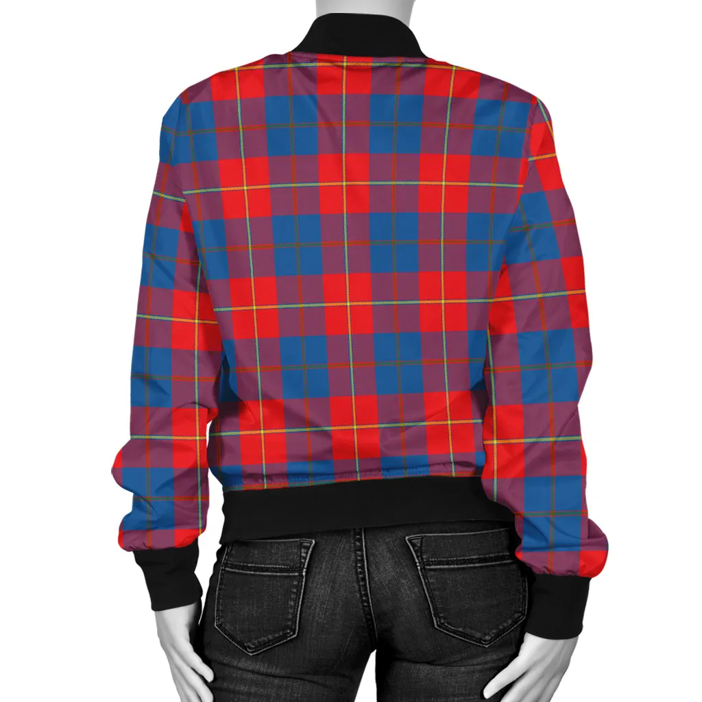 Blane Tartan Bomber Jacket with Family Crest