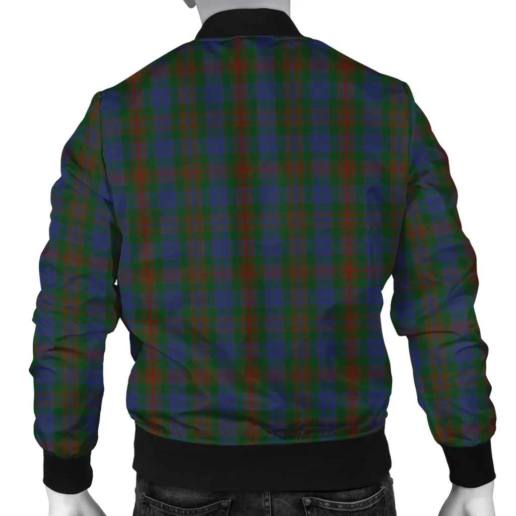 Buchanan Hunting Tartan Bomber Jacket with Family Crest