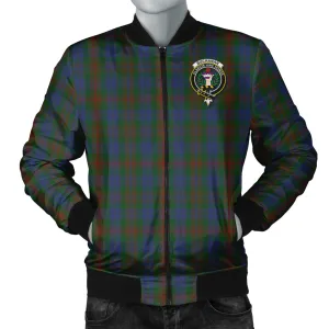 Buchanan Hunting Tartan Bomber Jacket with Family Crest