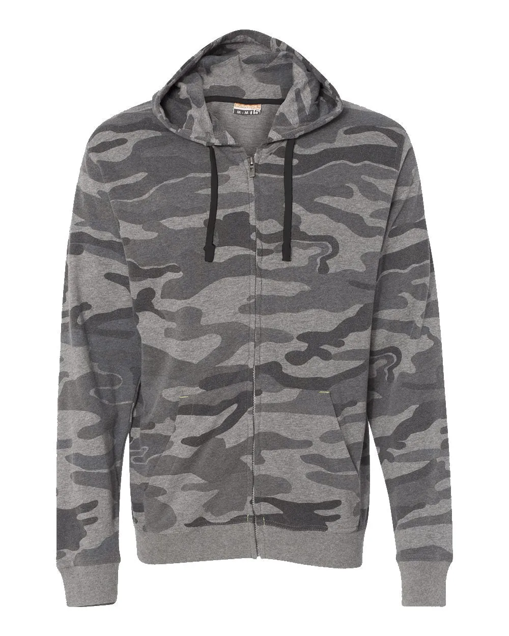 Burnside Men's Camo Full-Zip Hooded Sweatshirt