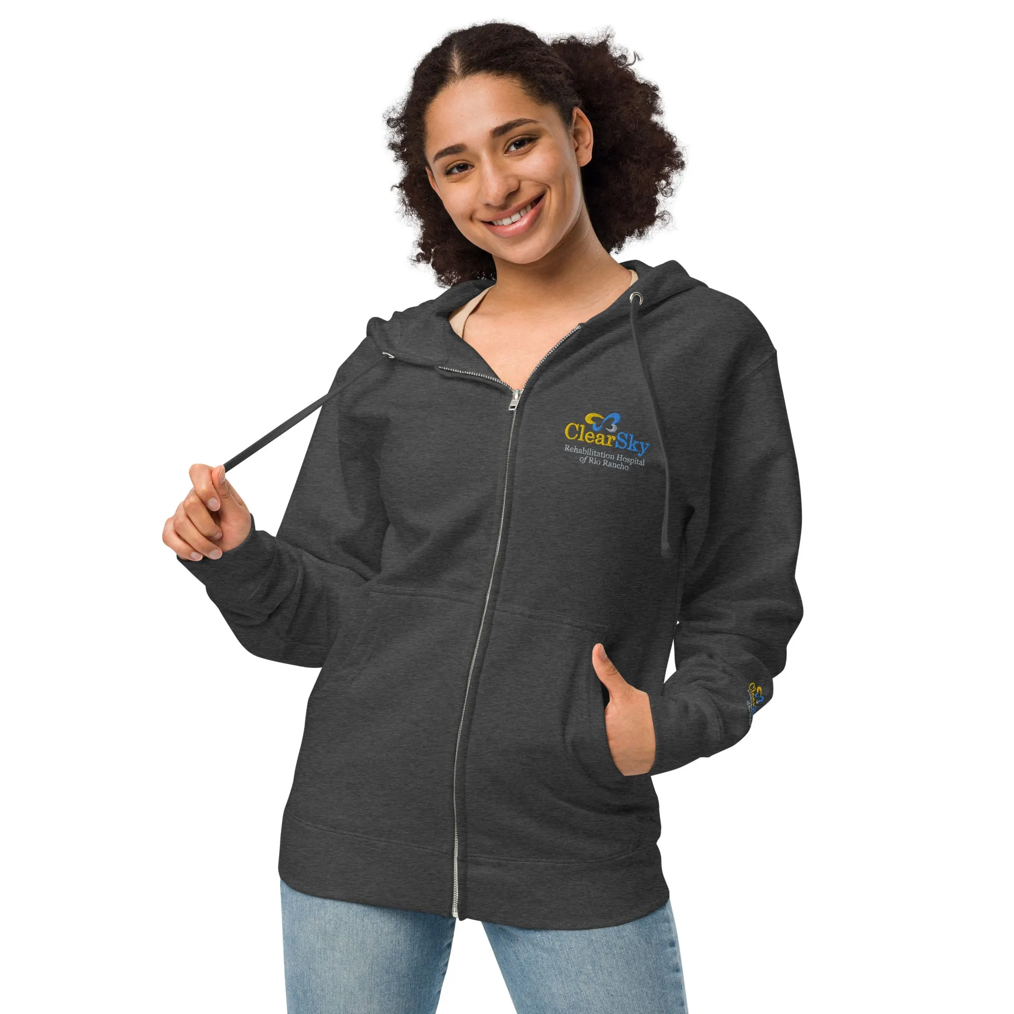 ClearSky Rehabilitation Hospital [Rio Rancho] | Unisex Fleece Zip Up Hoodie