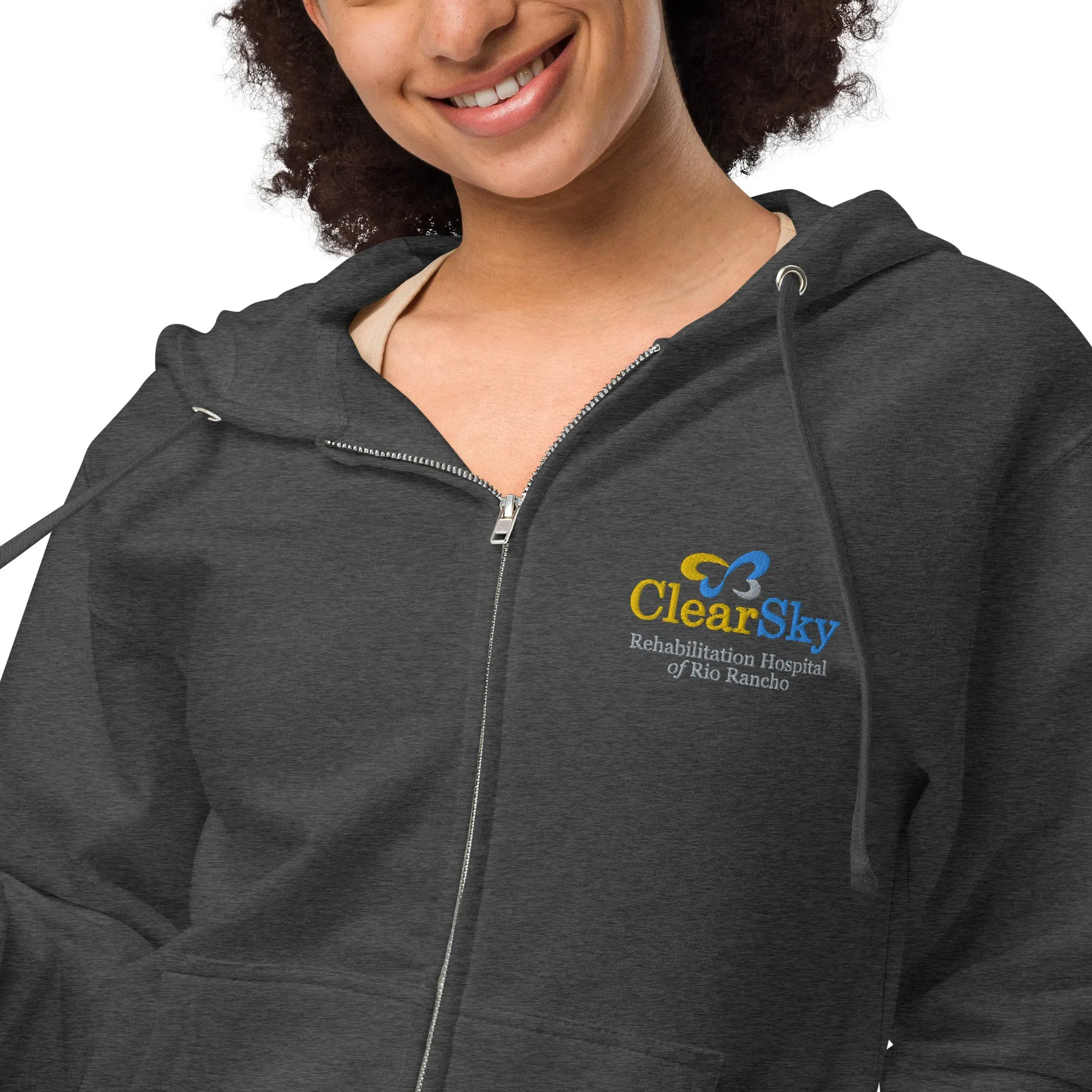 ClearSky Rehabilitation Hospital [Rio Rancho] | Unisex Fleece Zip Up Hoodie