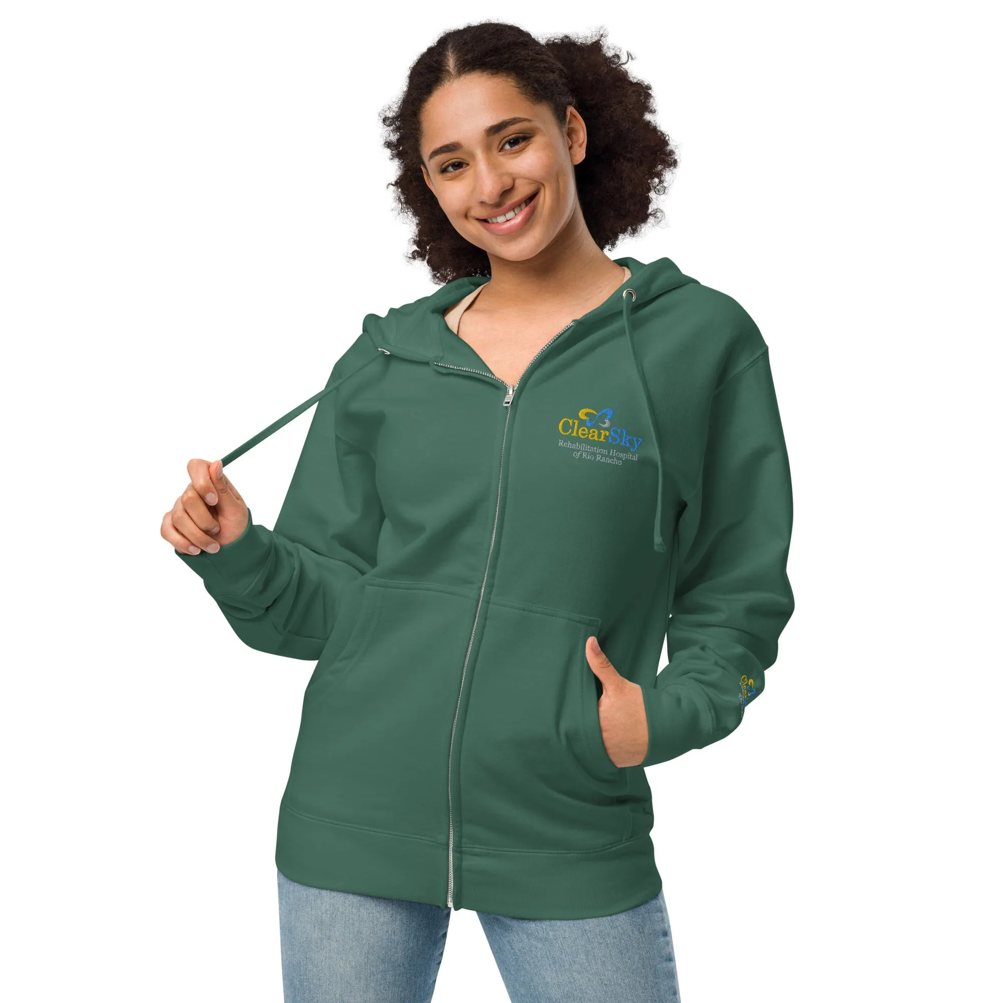 ClearSky Rehabilitation Hospital [Rio Rancho] | Unisex Fleece Zip Up Hoodie