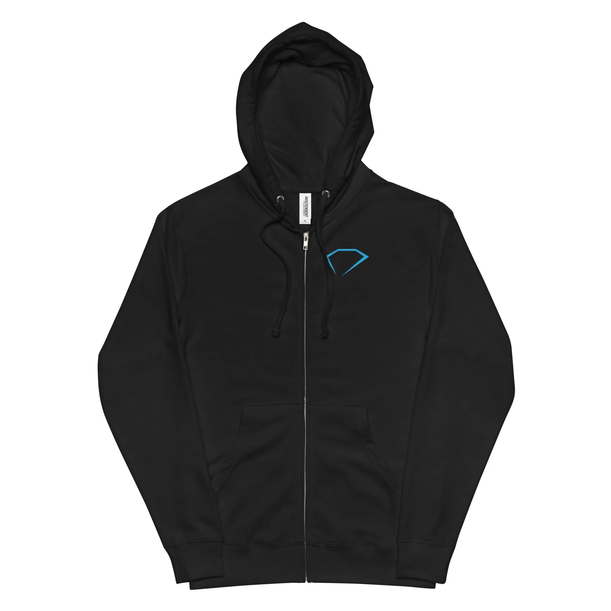 DDPY Heart Unisex fleece zip up hoodie (On Demand Printing)