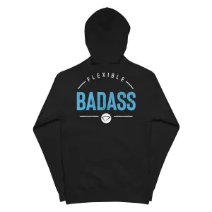 Flexible Badass Unisex fleece zip up hoodie (On Demand Printing)