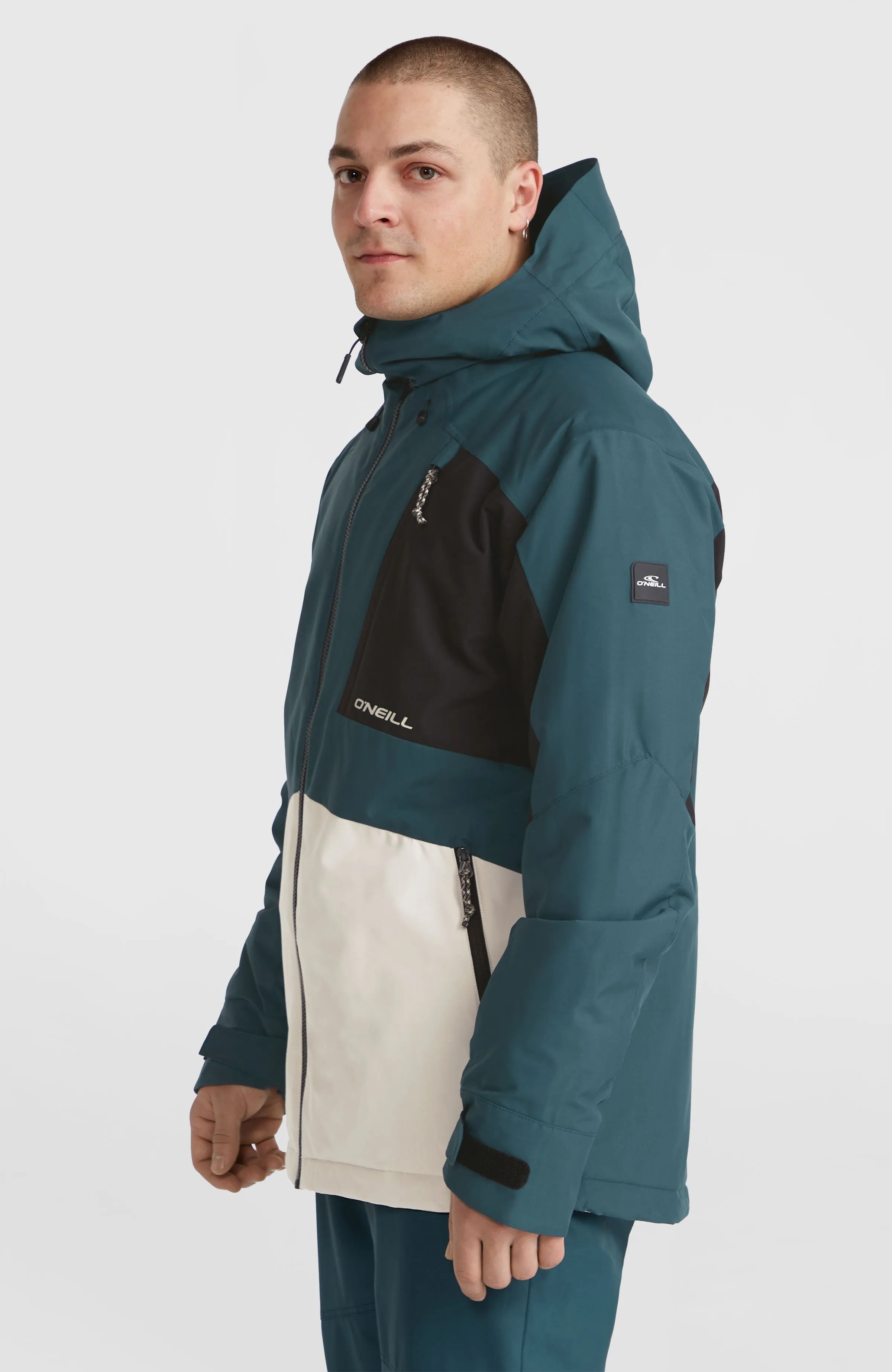 Hammer Block Snow Jacket | Alma Steel Colour Block