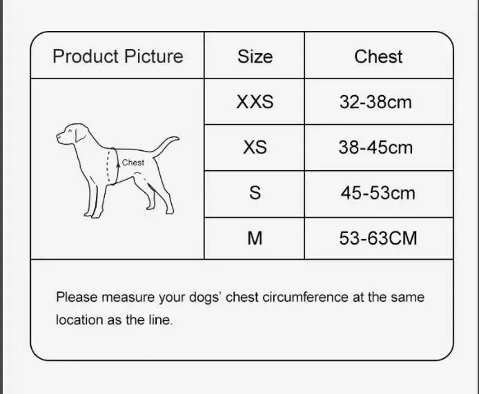 Lightweight Printed Dog Harness Vest – Perfect Fit for All Breeds