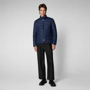 Men's  animal free puffer jacket Alexander in Navy Blue