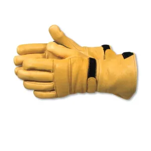 Merino Wool Insulated Elkskin Gauntlet Gloves