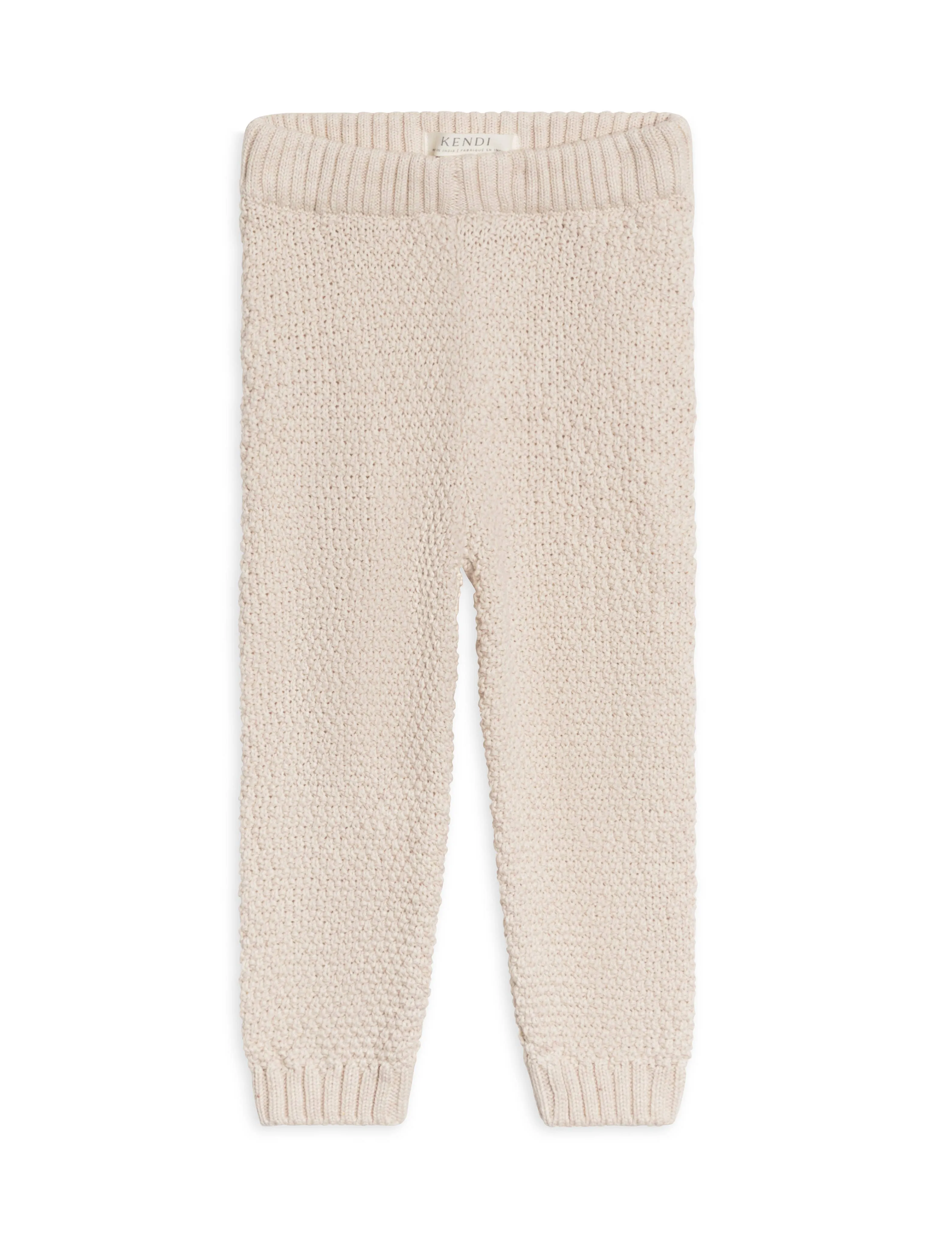 Mick Seed Stitch Sweater Knit Pants - Heather Oat