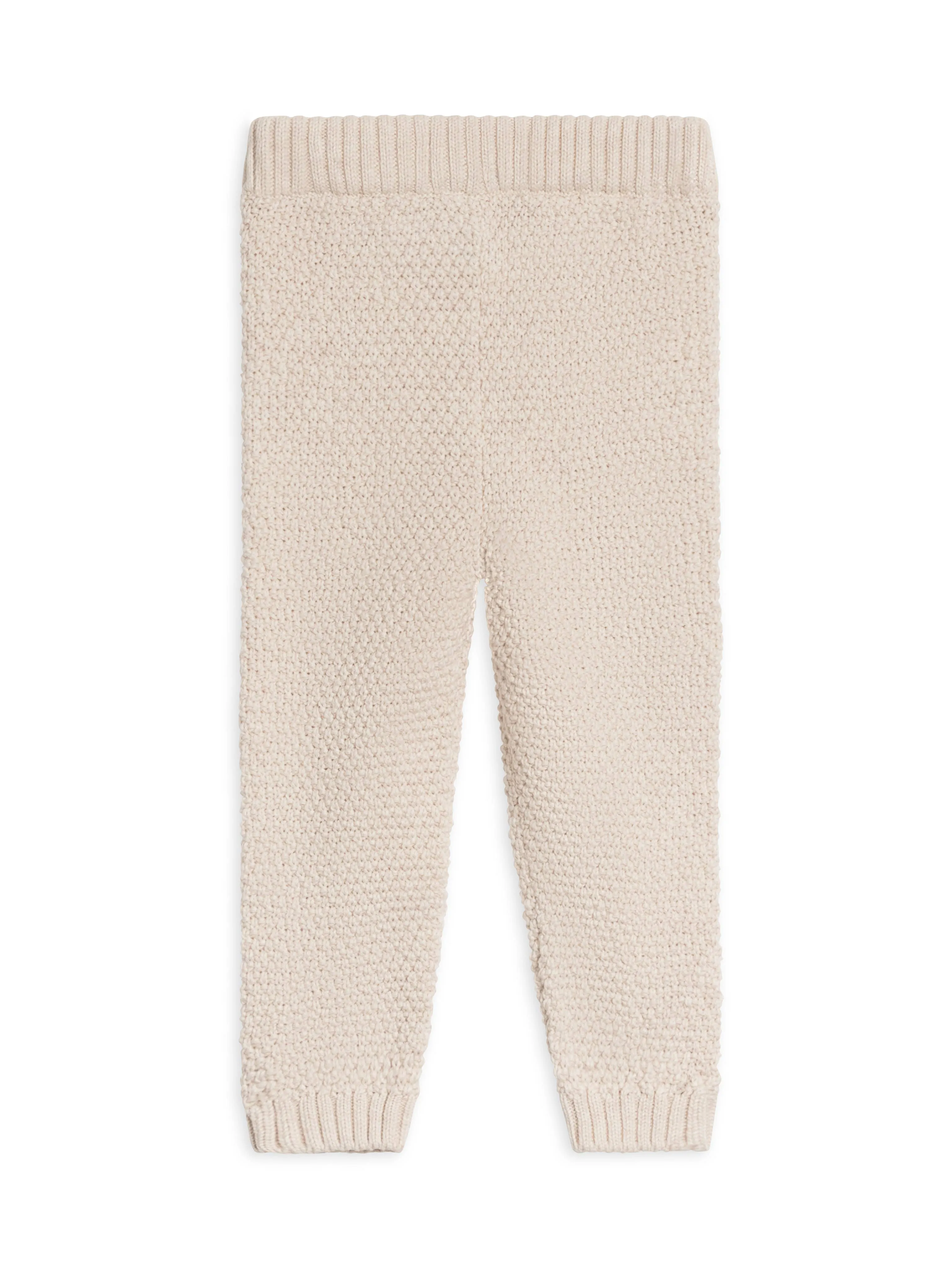 Mick Seed Stitch Sweater Knit Pants - Heather Oat