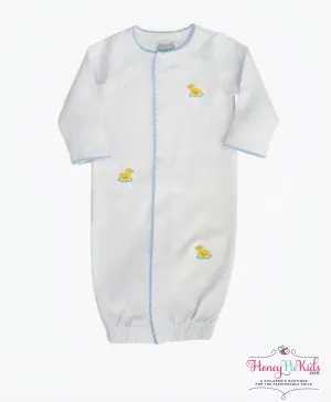 Mudpie Infant French Knot Duck Sleep Gown