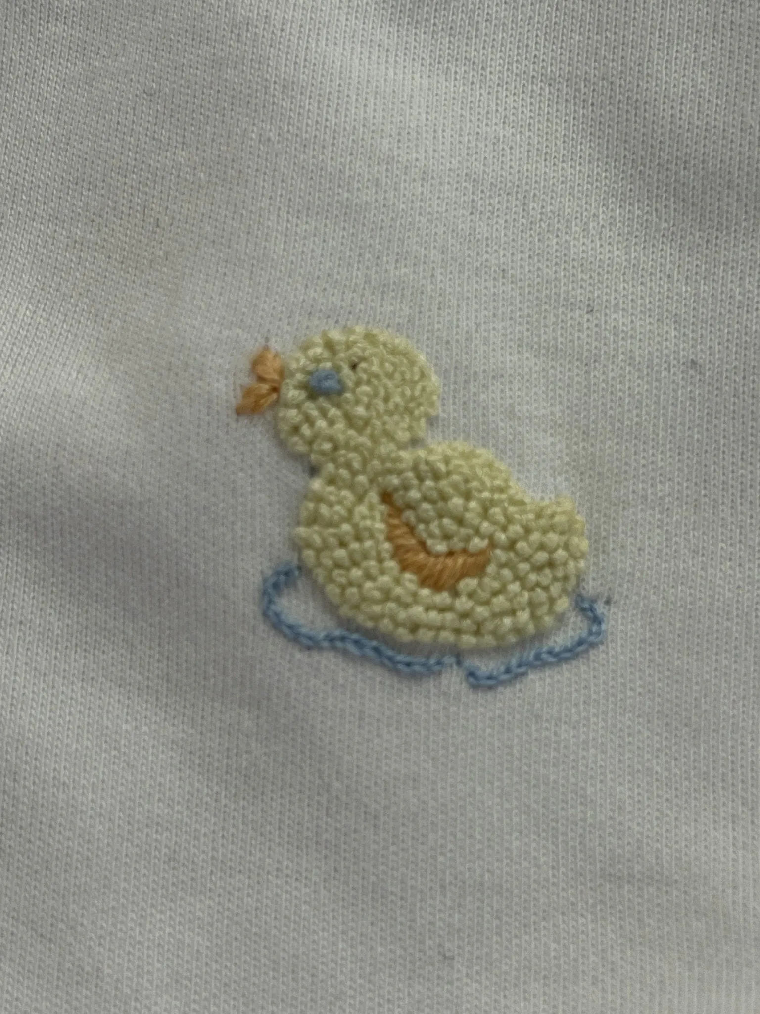 Mudpie Infant French Knot Duck Sleep Gown