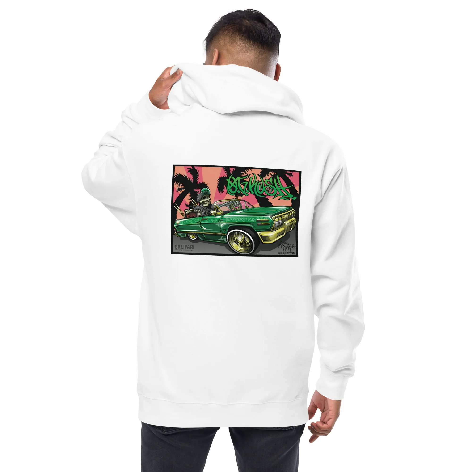 OG Kush - Unisex fleece zip up hoodie