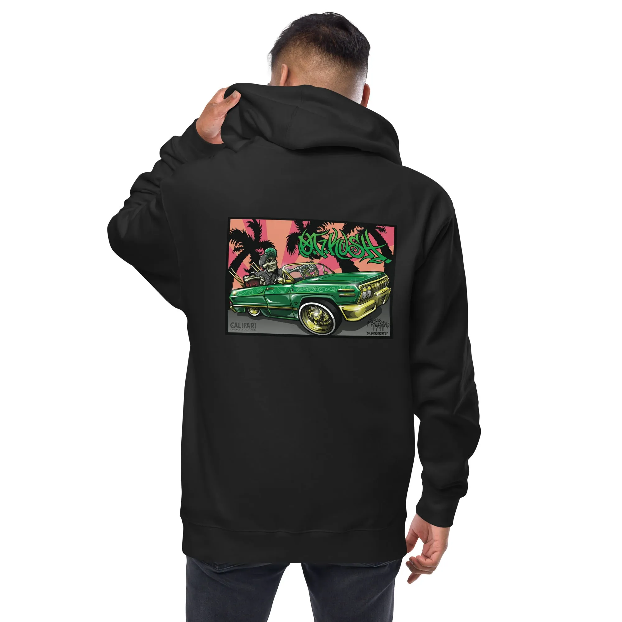 OG Kush - Unisex fleece zip up hoodie