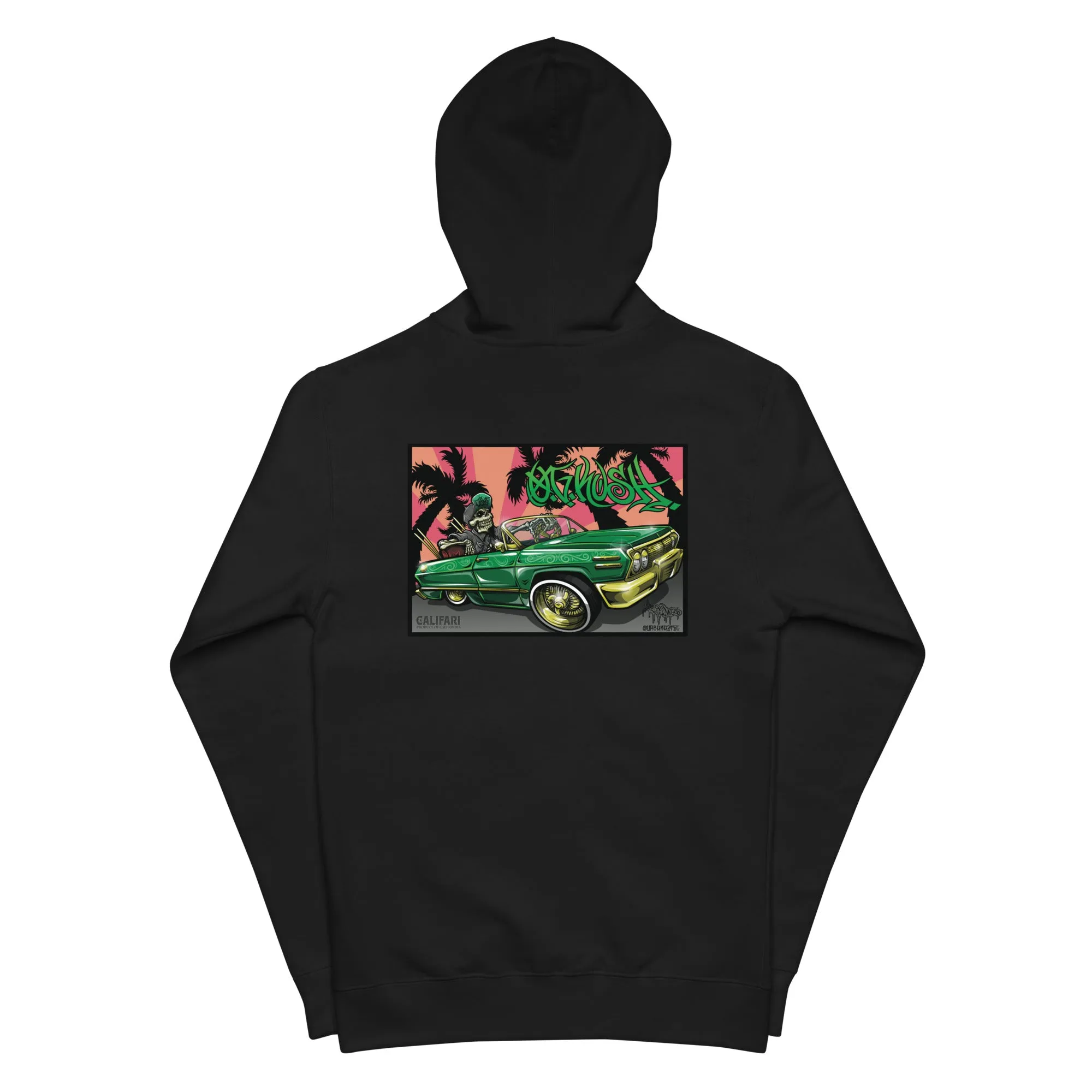 OG Kush - Unisex fleece zip up hoodie