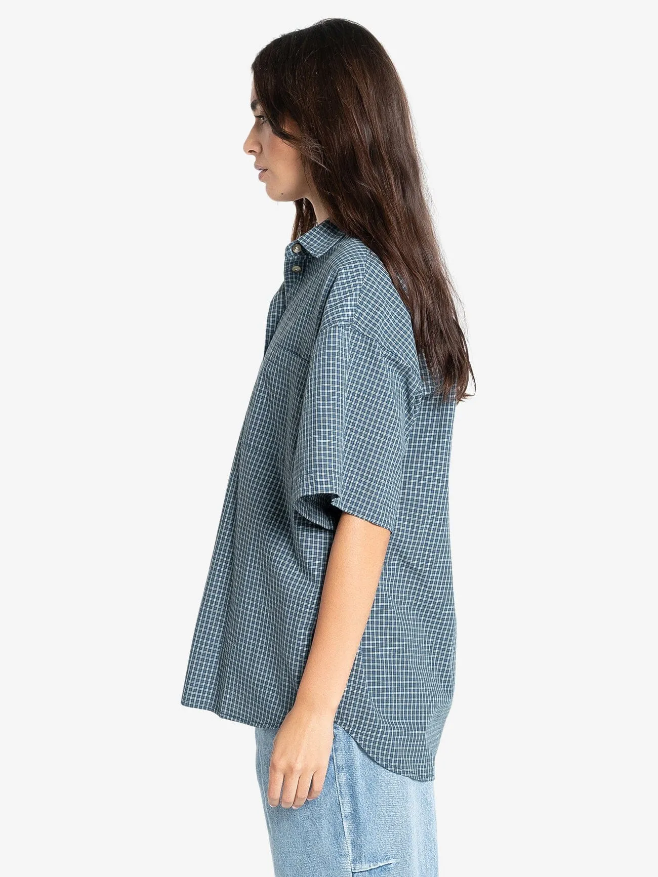 Precious Energy Plaid Shirt - Dark Jade