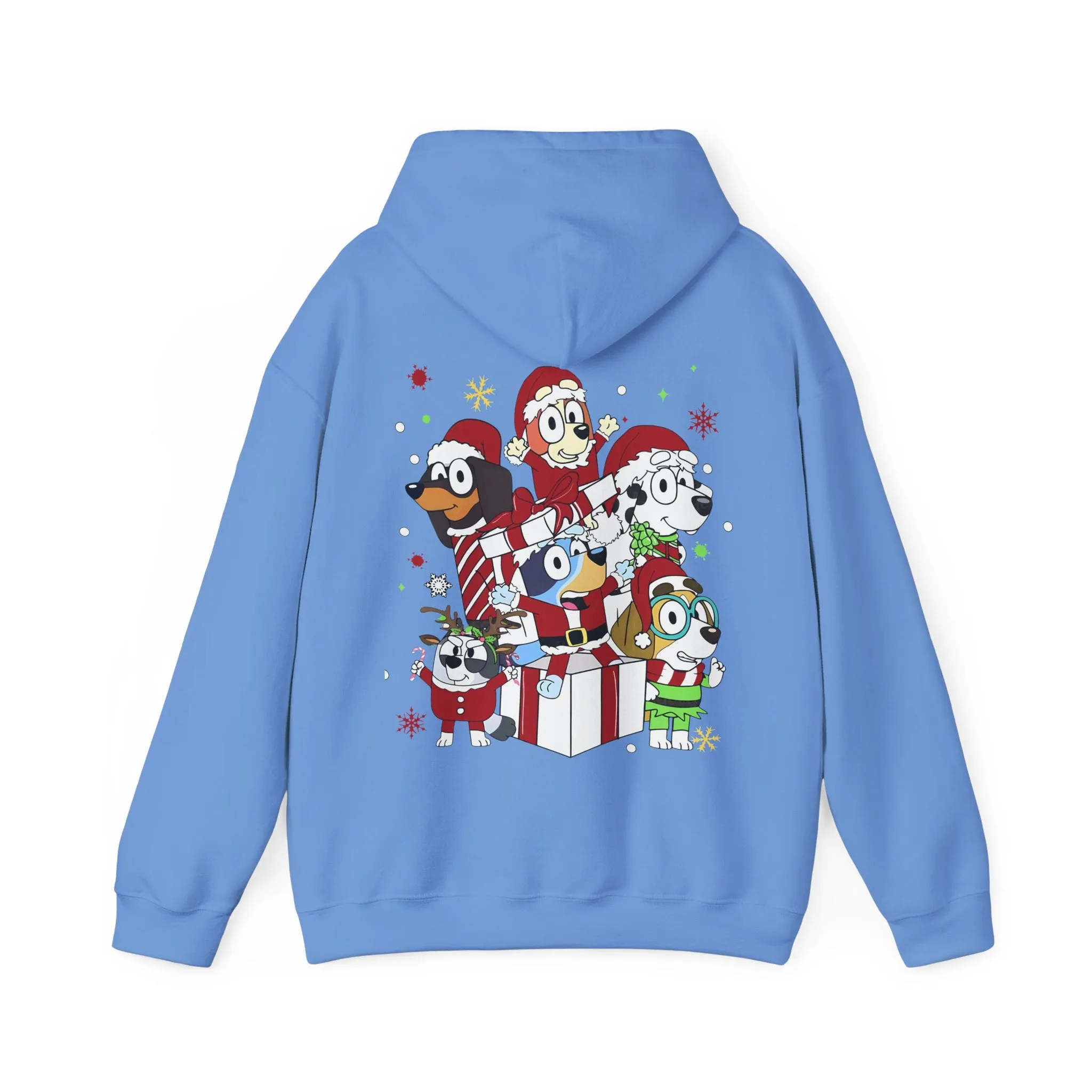 Princess Grace Festive Animal Friends Hoodie – Unisex Heavy Blend™ Sweatshirt for Holiday Cheer