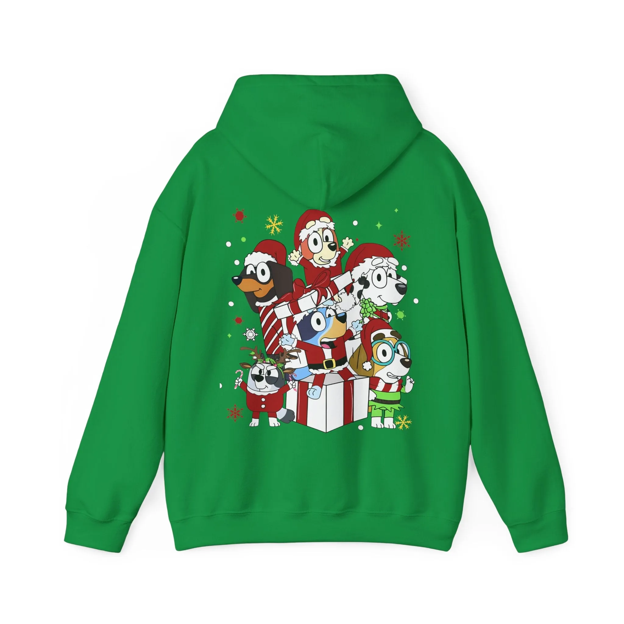 Princess Grace Festive Animal Friends Hoodie – Unisex Heavy Blend™ Sweatshirt for Holiday Cheer