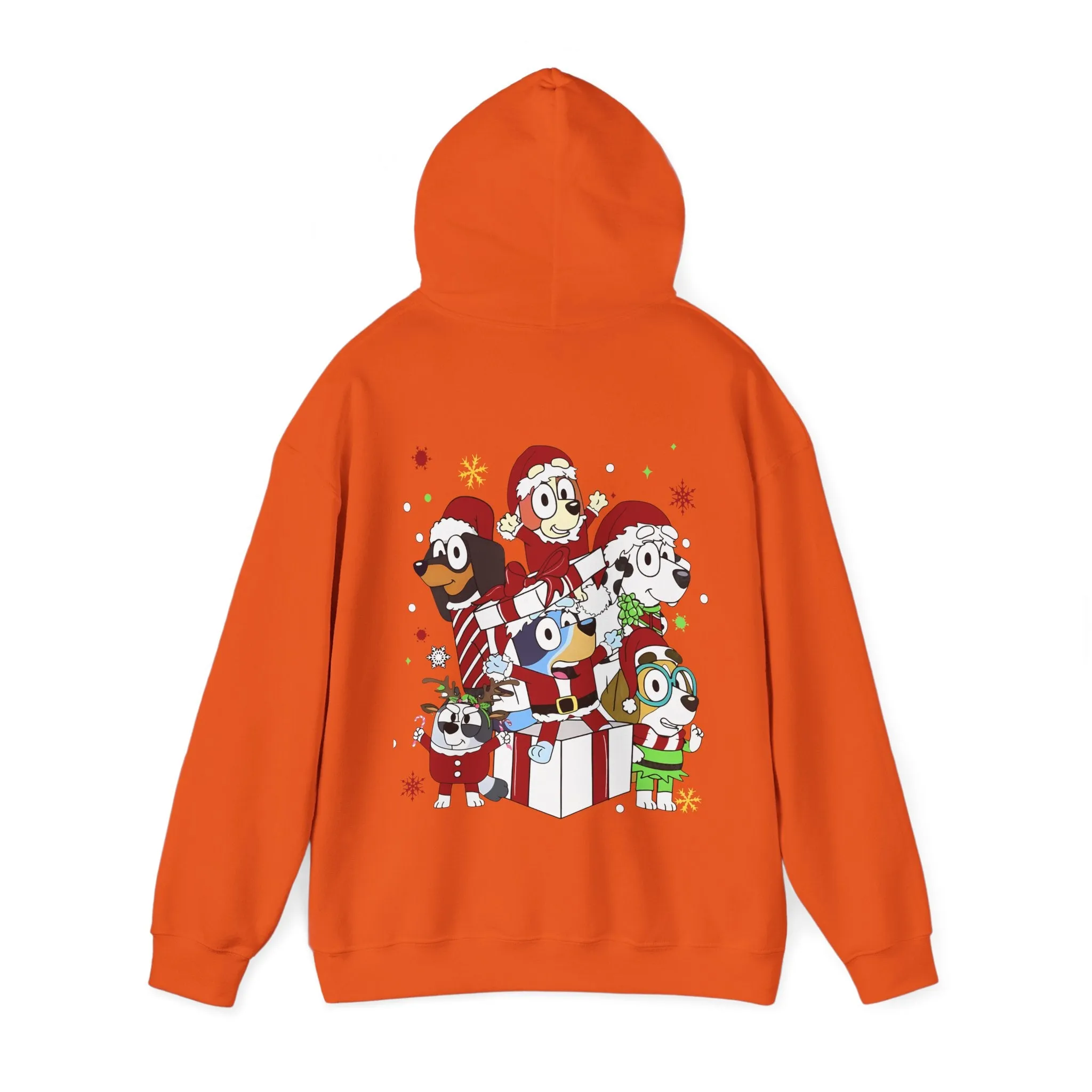 Princess Grace Festive Animal Friends Hoodie – Unisex Heavy Blend™ Sweatshirt for Holiday Cheer