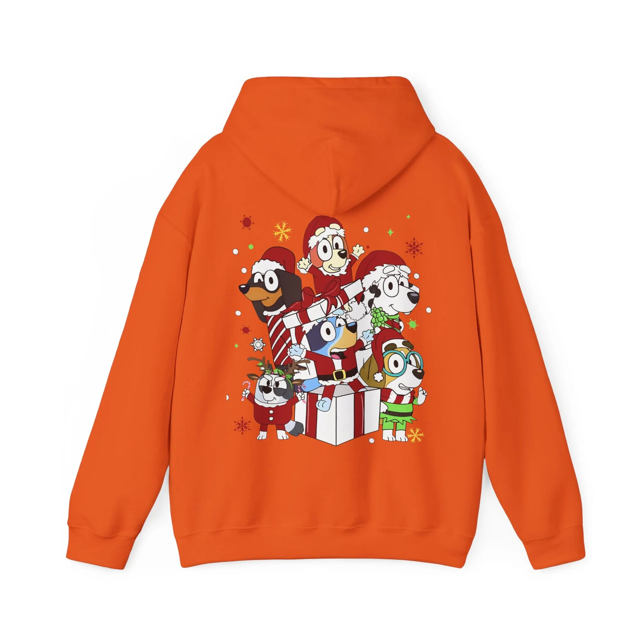 Princess Grace Festive Animal Friends Hoodie – Unisex Heavy Blend™ Sweatshirt for Holiday Cheer