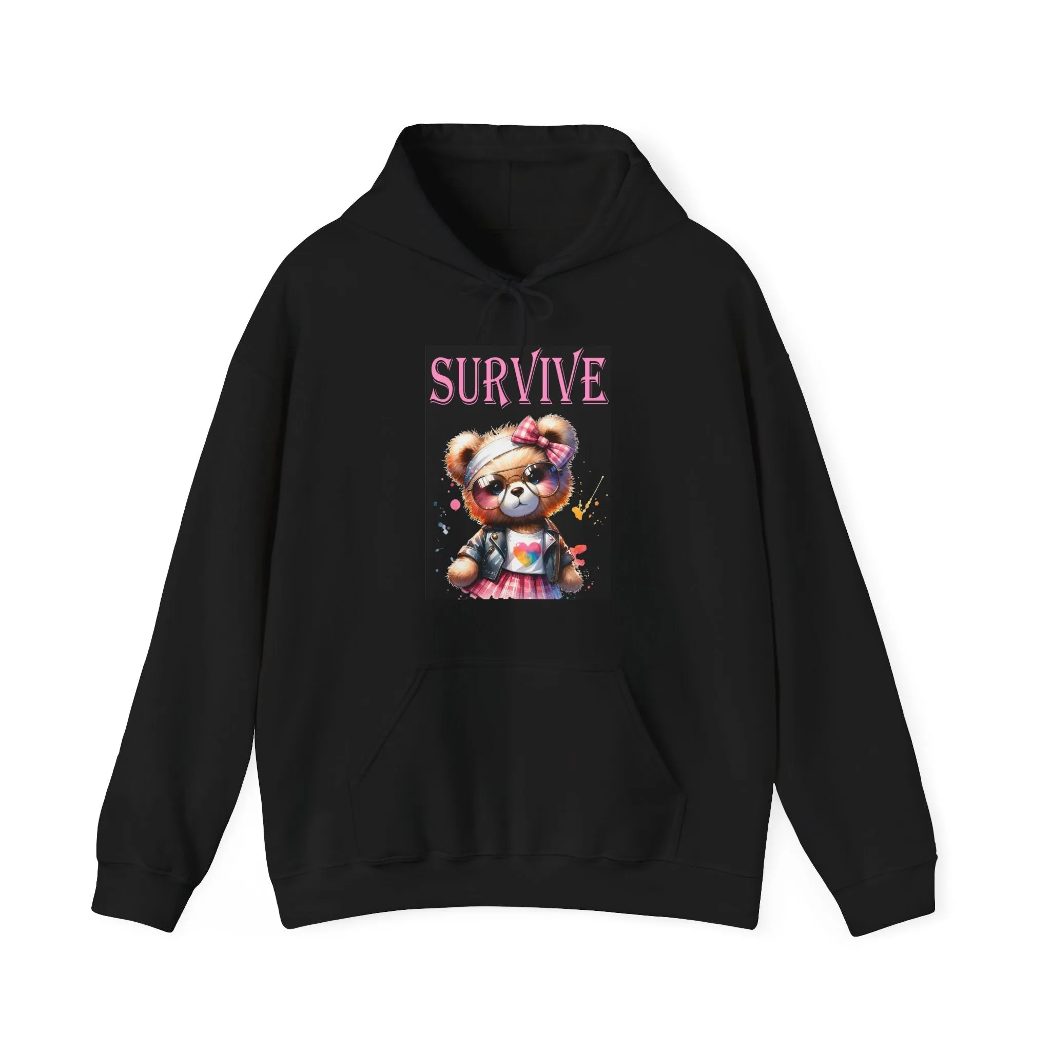 Princess Grace Survive Bear Hoodie - Unisex Heavy Blend™ Sweatshirt