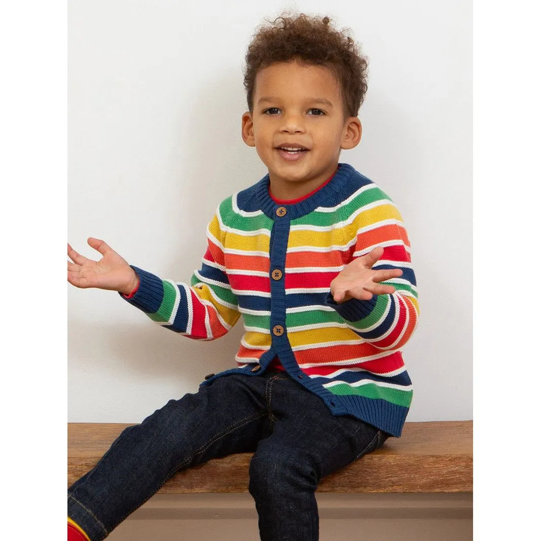 Rainbow Cardi - 1 Left Size 4-5 years