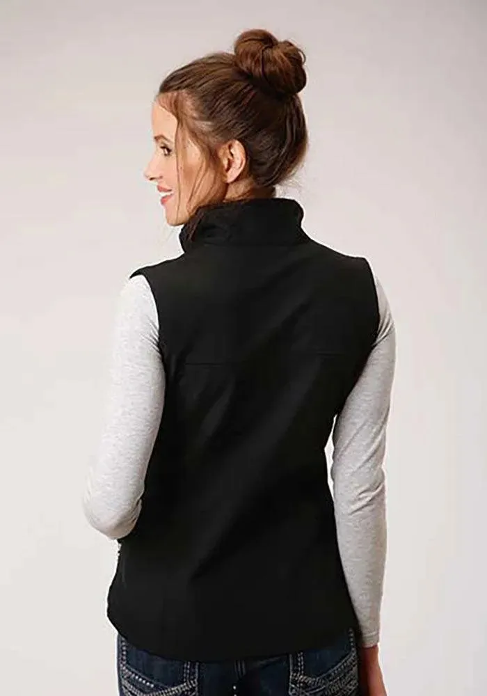 Roper Softshell Vest with Fleece Lining (Black) - Women's Vest