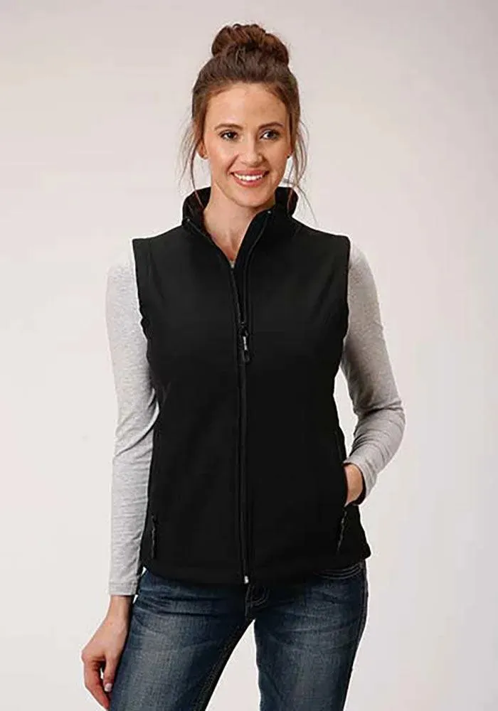 Roper Softshell Vest with Fleece Lining (Black) - Women's Vest