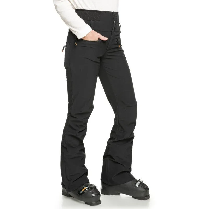 Roxy Rising High Pant - Black Large - Leather Tab