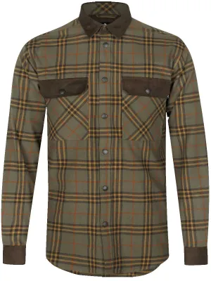 SEELAND Banff Shirt - Mens - Grape Leaf/Terracotta Check