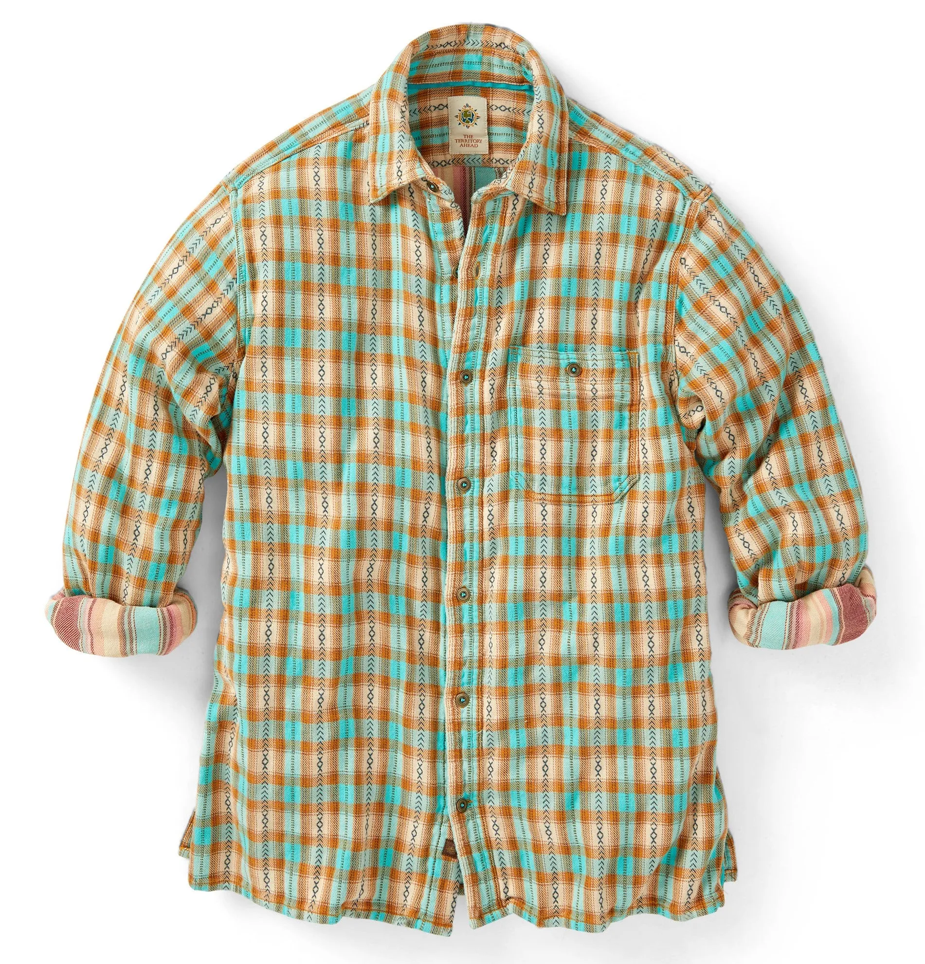 Tall Durango Double-Cloth Plaid Shirt