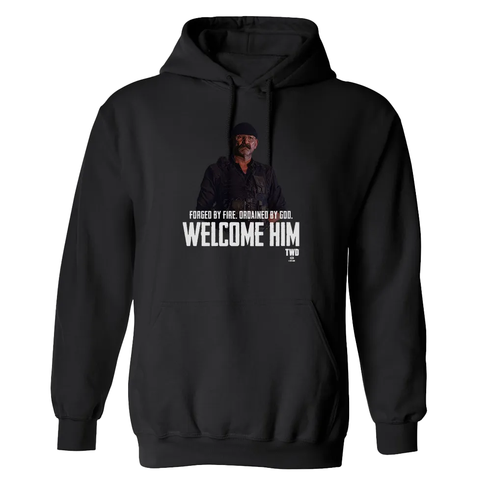 The Walking Dead Welcome Him Fleece Hooded Sweatshirt